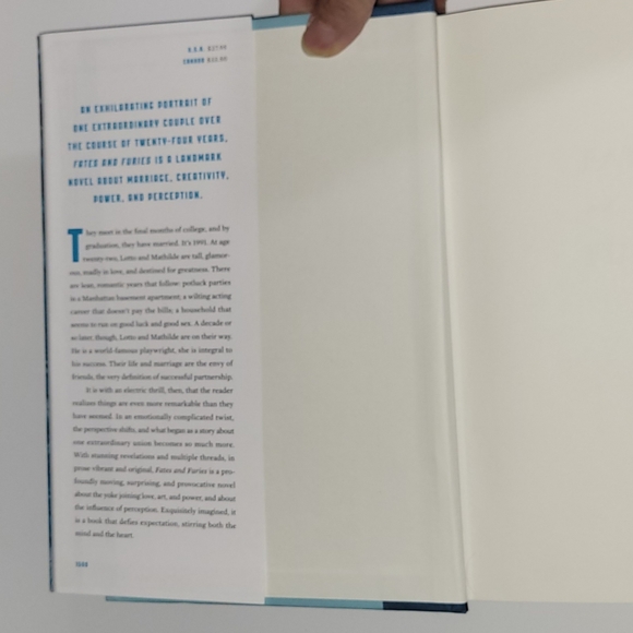 Fates and Furies by Lauren Groff, A Novel Hardcover Book - Picture 4 of 8